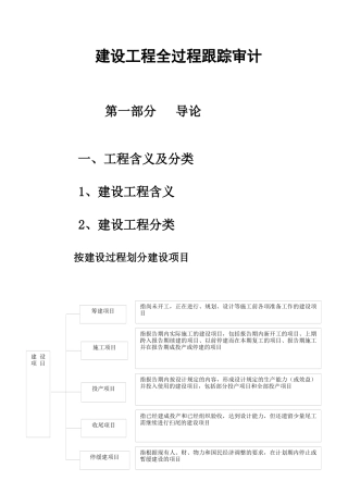建设工程全过程跟踪审计