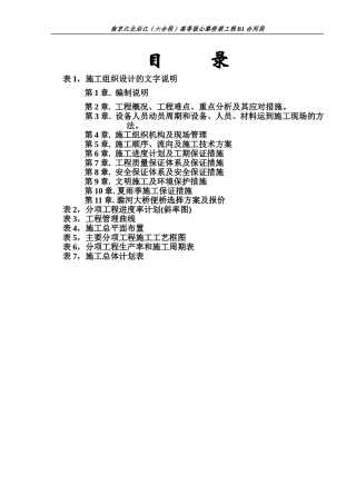 系杆拱桥标施工组织设计(DOC65页)