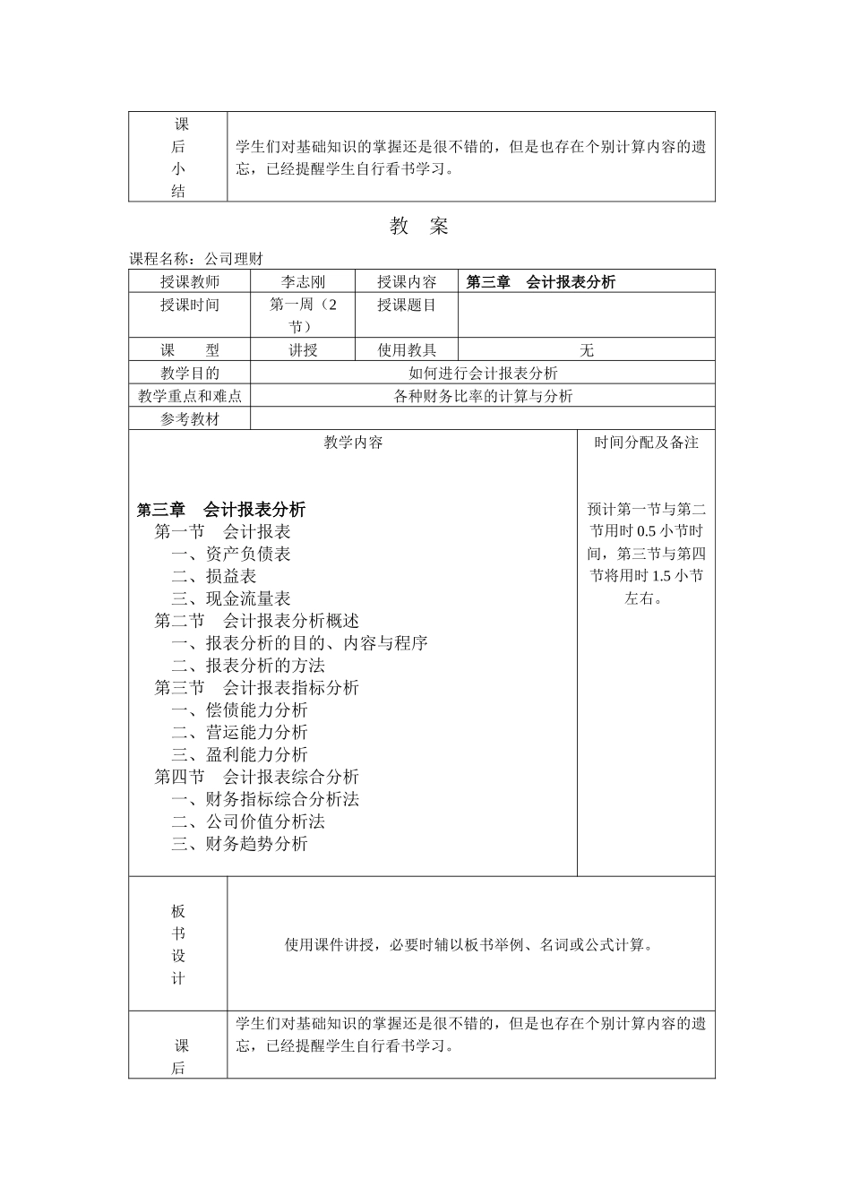 课程名称公司理财_第2页