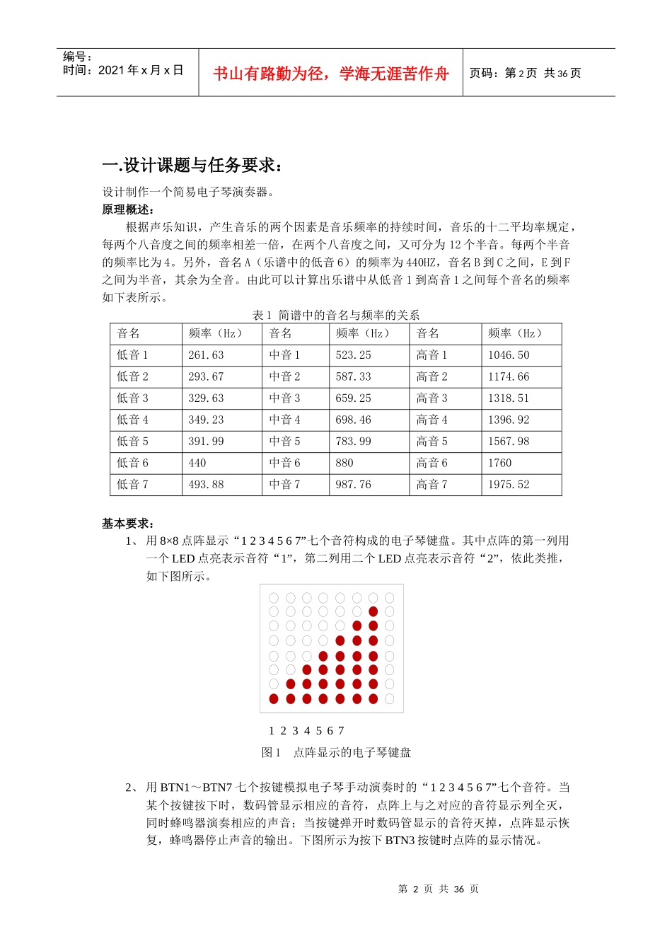 简易电子琴的VHDL仿真与实现_第2页