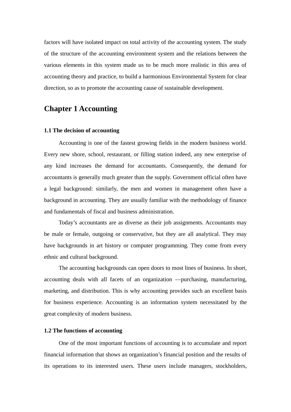 会计环境对会计确认与计量的影响 外文文献译文及原文_第2页