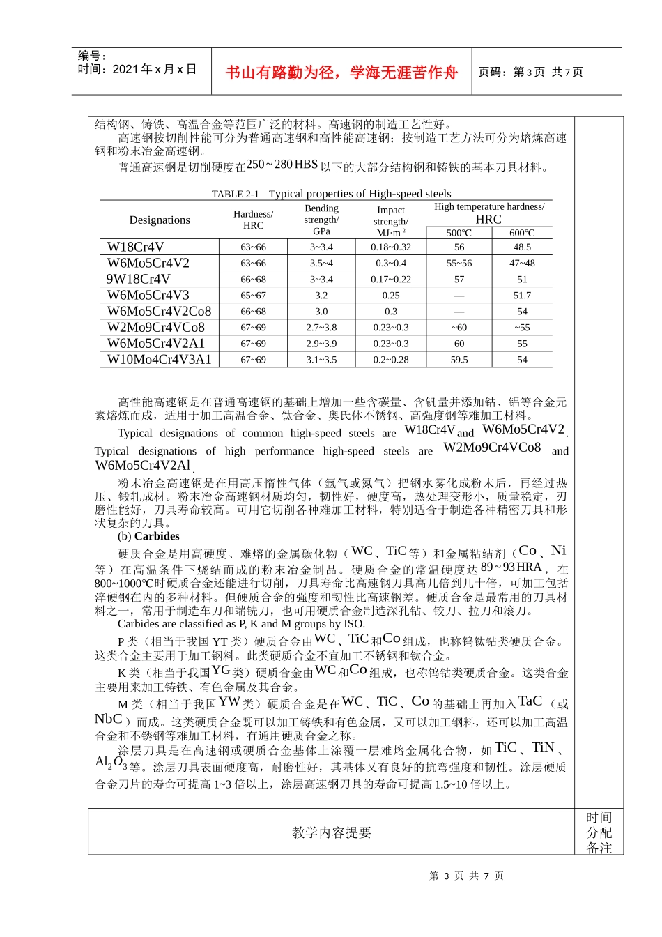 课程名称机械制造技术基础双语A_第3页