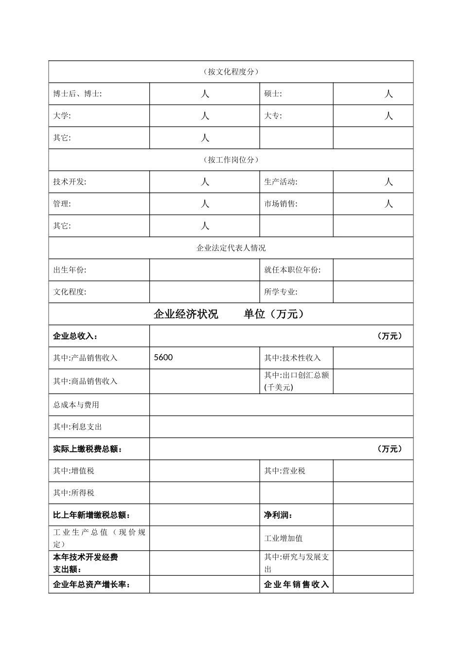 科技型中小企业技术创新基金项目监理信息表_第2页