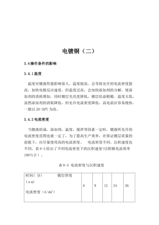 电镀铜原理概