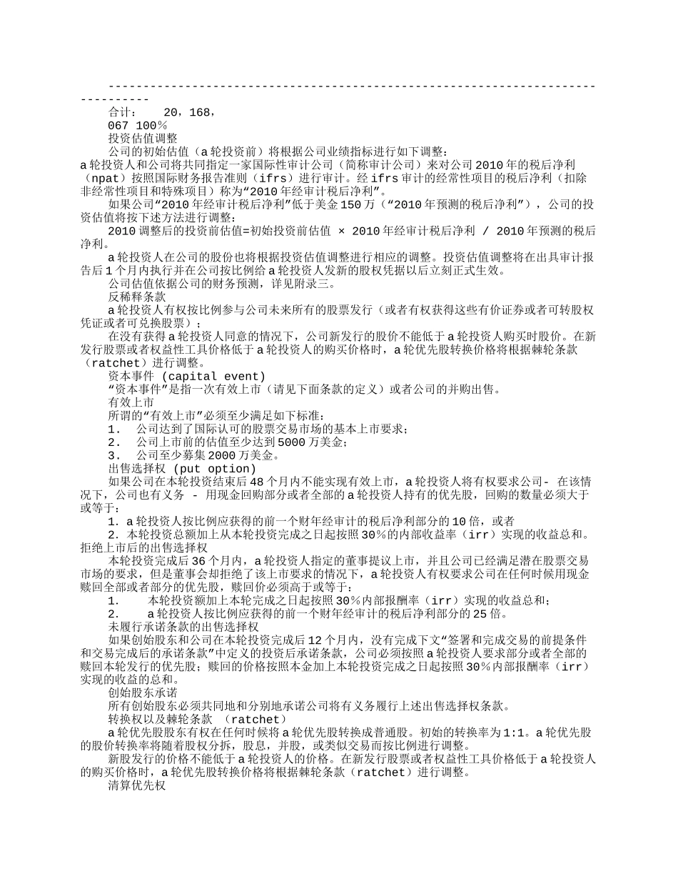 餐饮投资意向书范本(共8篇)_第2页