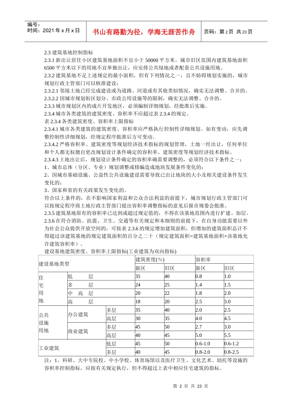 盐城市城市规划管理技术规定_第2页