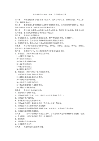 内部审计资料