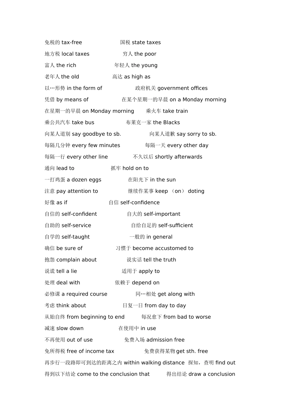 基础英语国贸专业英汉互译题目总汇_第3页