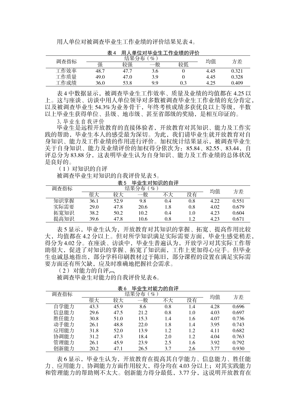 江苏电大远程开放教育毕业生质量调查与分析_第3页