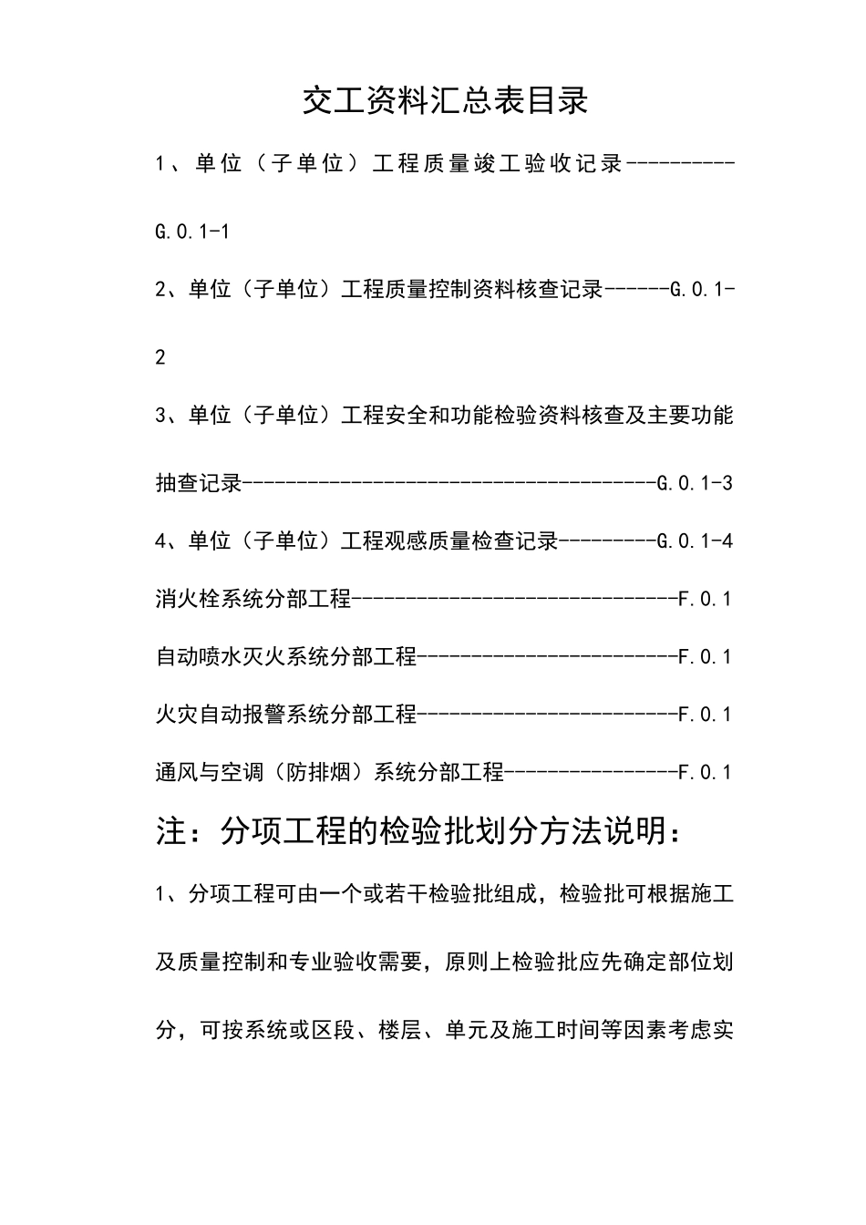 建筑消防安装工程施工质量检查验收记录交工资料表格_se_第2页