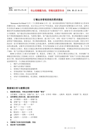 送餐管理系统