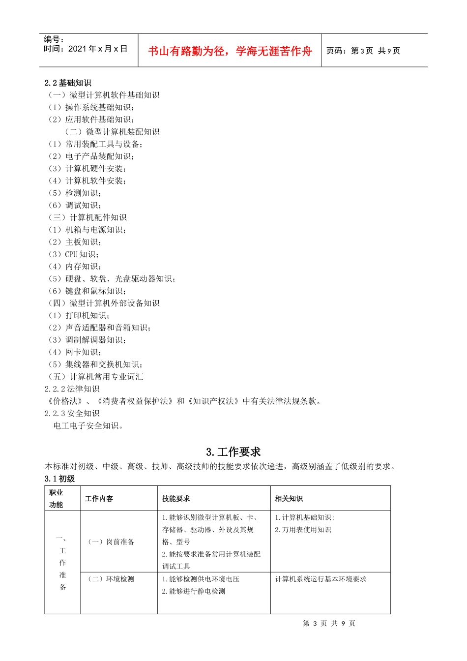 电子计算机(微机)装配调试员_第3页