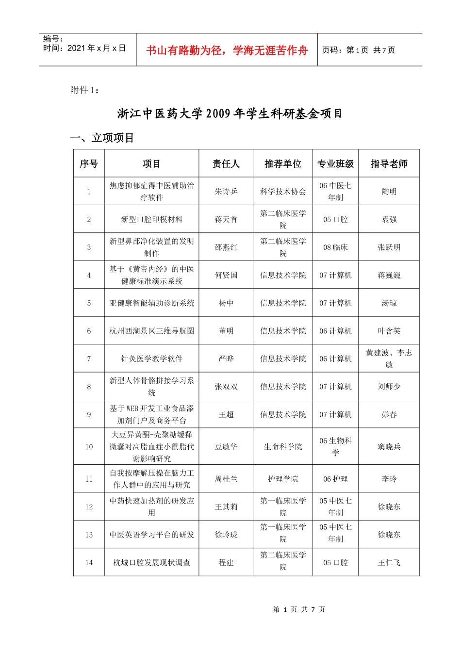 资助项目-共青团浙江中医药大学委员会官方网站-首页_第1页