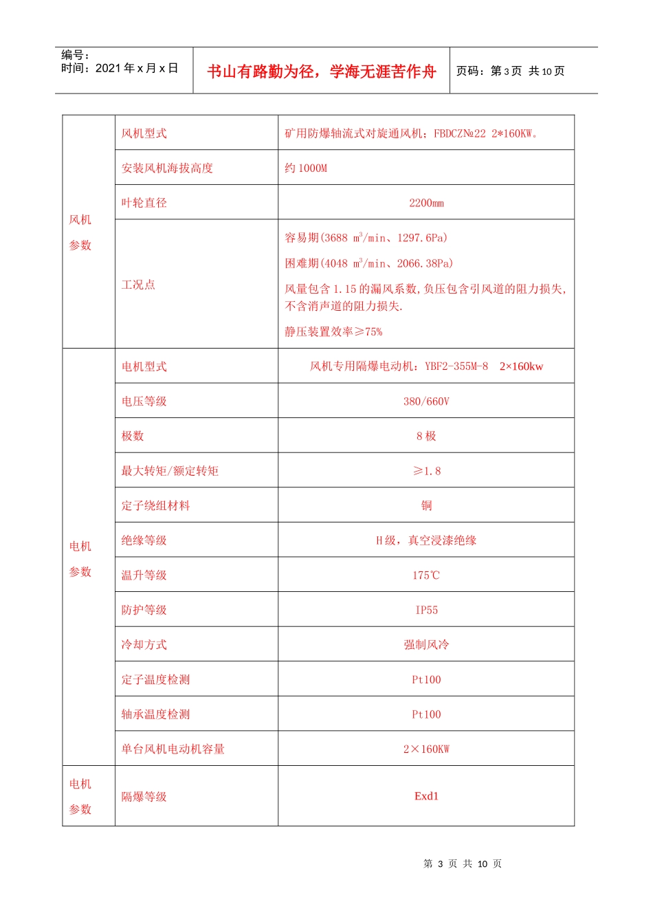 许家院煤矿通风机技术协议_第3页