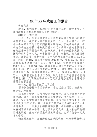 XX市XX年政府工作报告 (13)