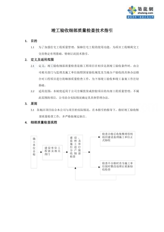 竣工验收细部质量检查技术指引_secret