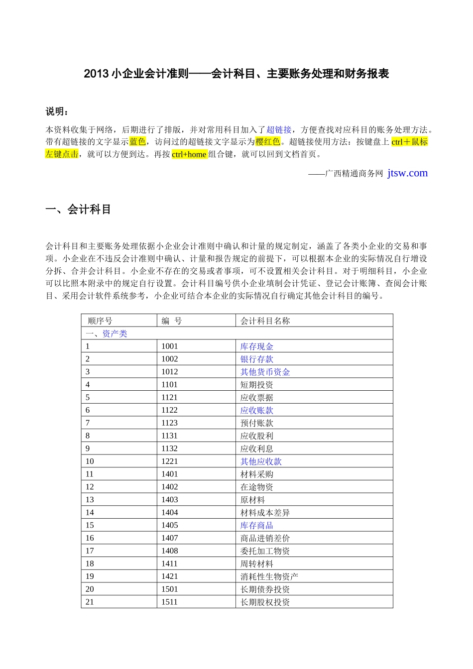 会计科目主要账务处理和财务报表( 39页)_第1页