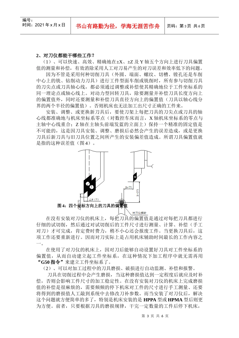 雷尼绍数控车床对刀仪的用途及设置1_第3页