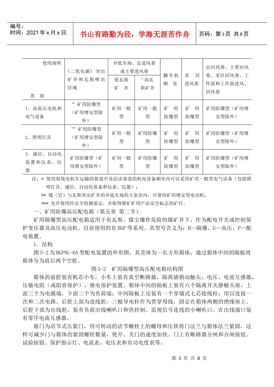 第8讲 矿用电气设备_第3页