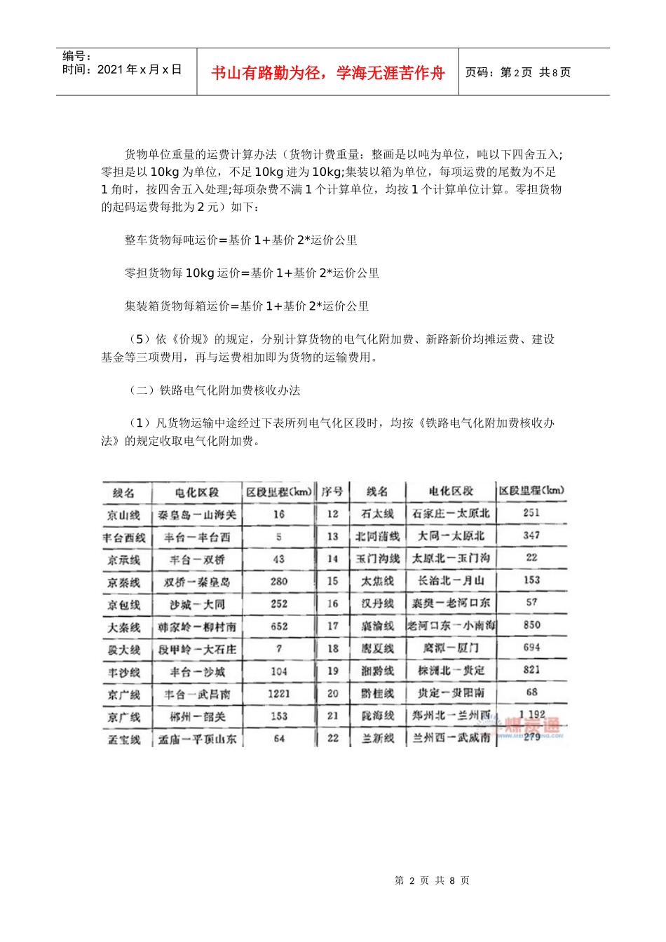 铁路煤炭运费_第2页