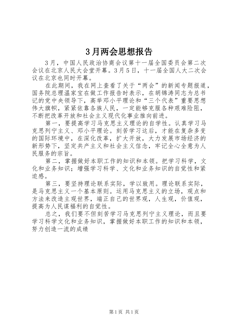 3月两会思想报告_第1页