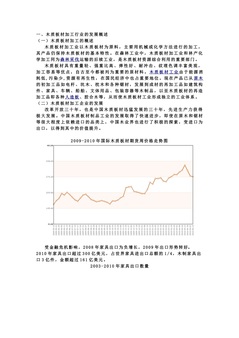 木材加工业的发展及家具木材行业的发展_第1页