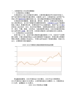 木材加工业的发展及家具木材行业的发展