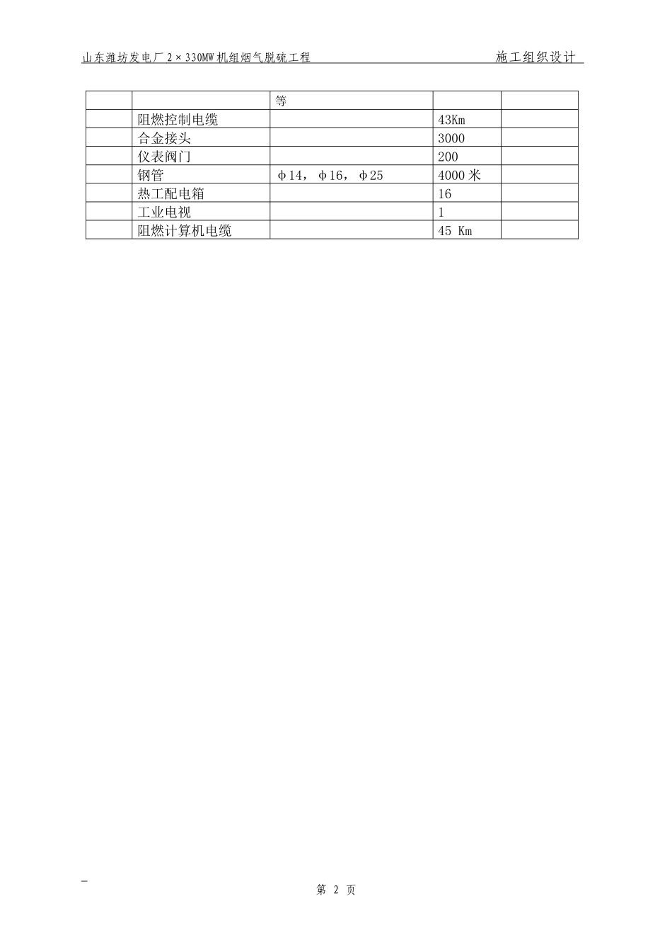 电气、热控主要施工方案（已改）_第2页