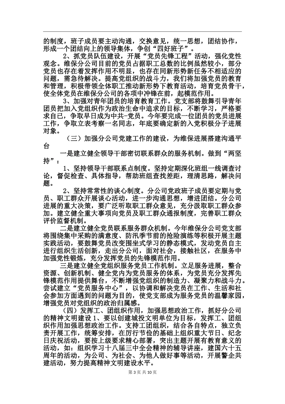2024年党支部工作年度计划_第3页