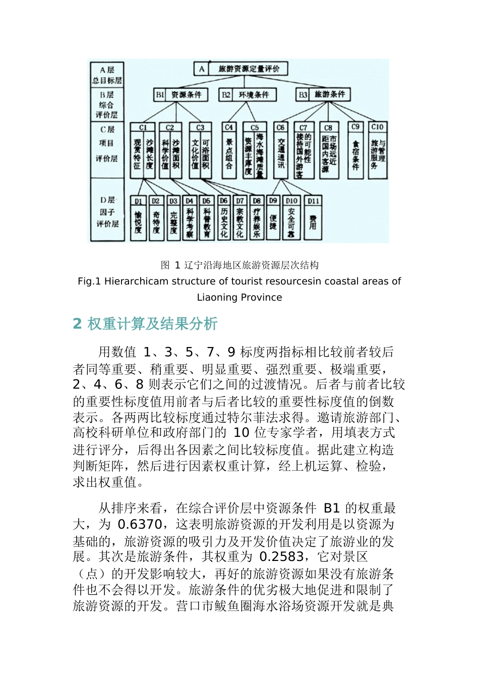 辽宁沿海地区旅游资源的评价研究_第2页