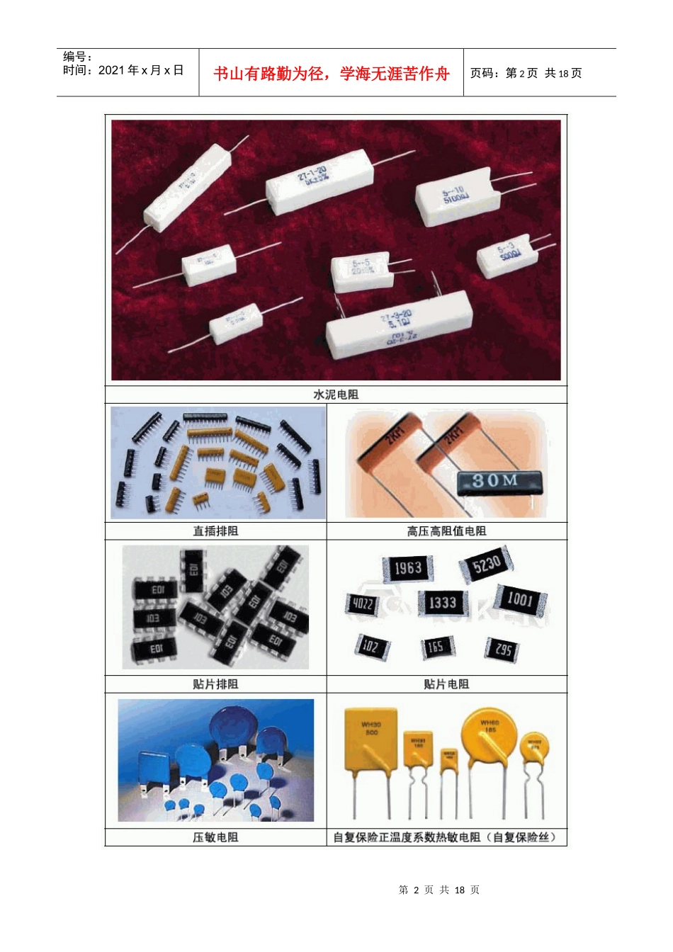 电子器件实物图大全_第2页