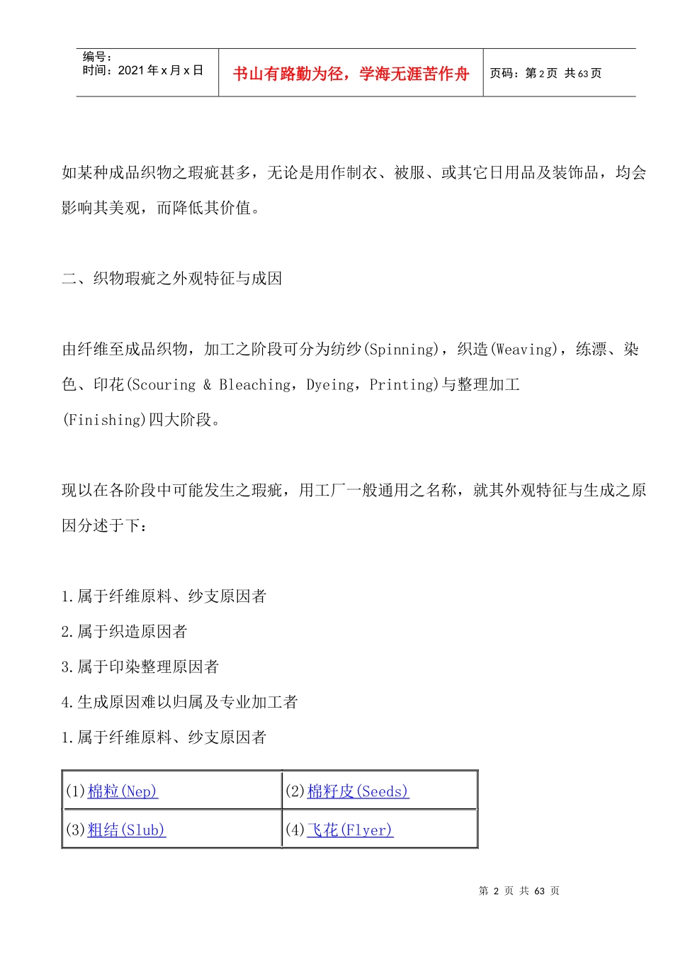 纺织品瑕疵(doc56)(1)_第2页