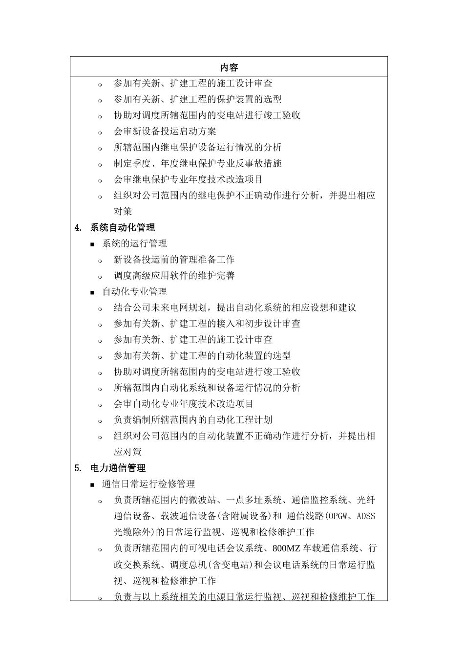 苏州供电公司调度通信中心部门职责说明_第3页