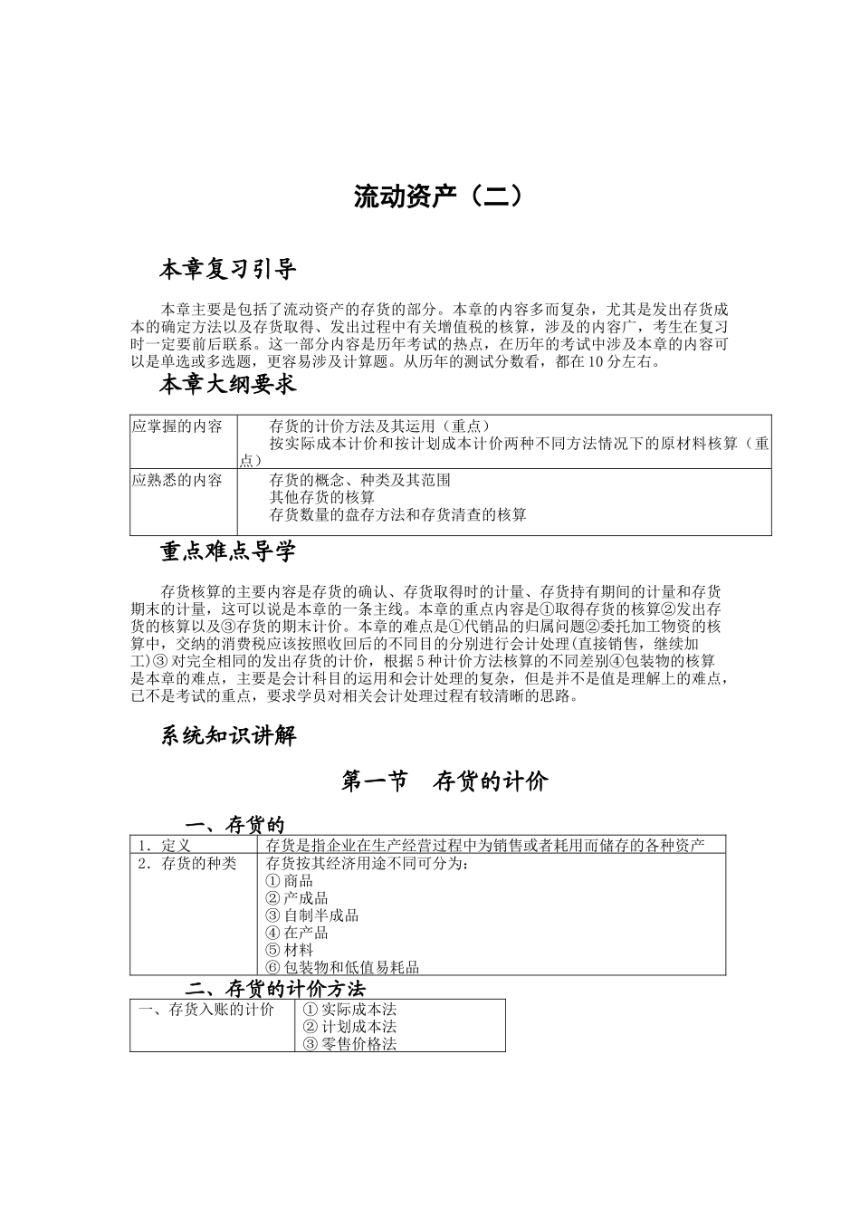 流动资产（二）_第1页