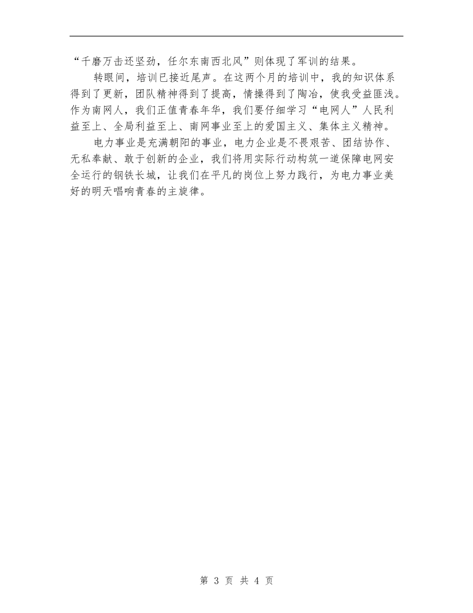 2024年电力新员工培训总结_第3页