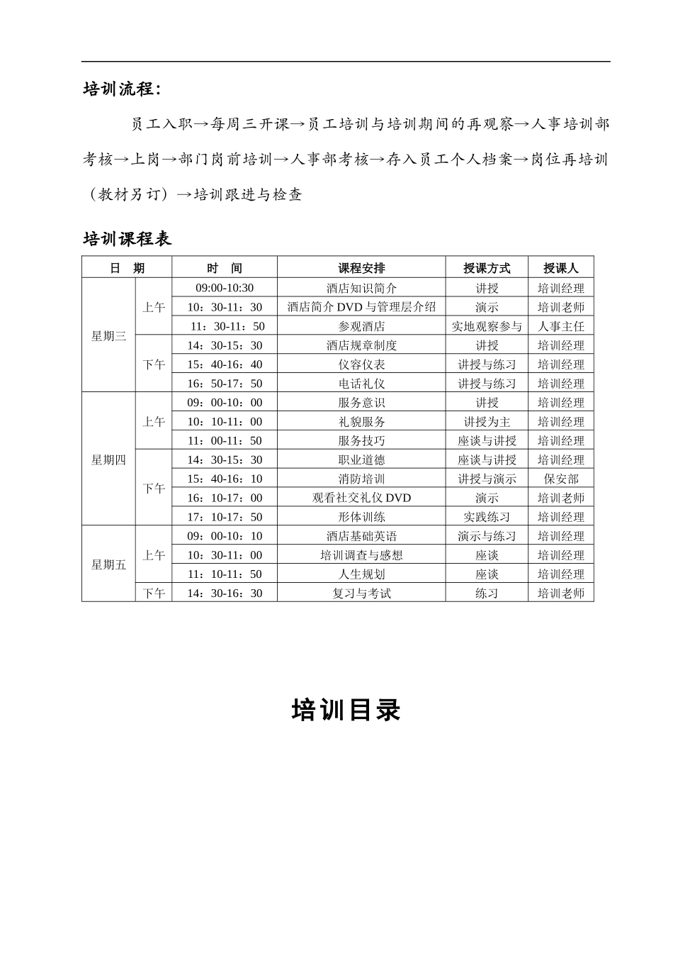 金华悦商务酒店员工培训_第1页