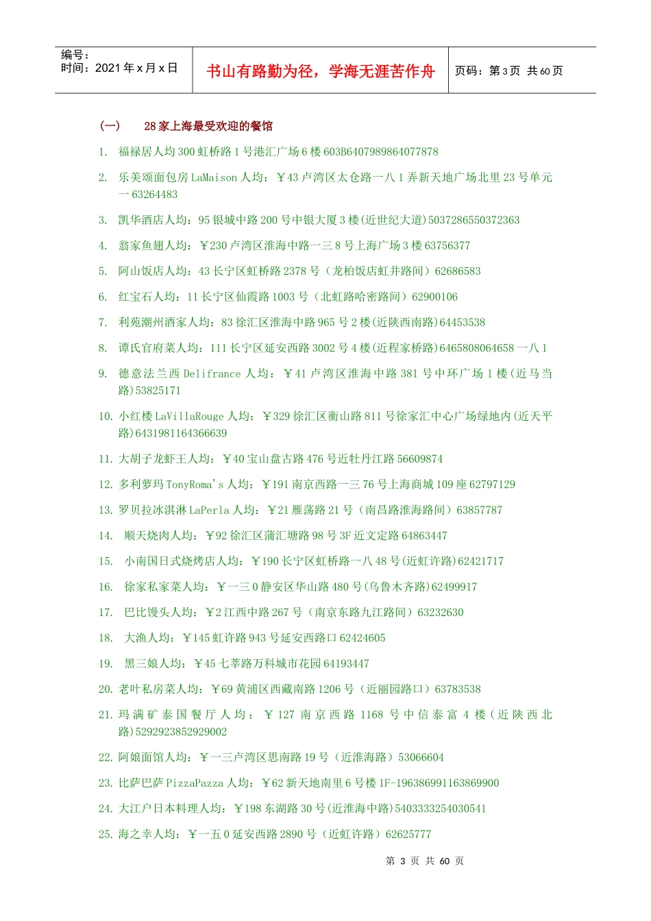 行业资料上海旅游全功略_第3页