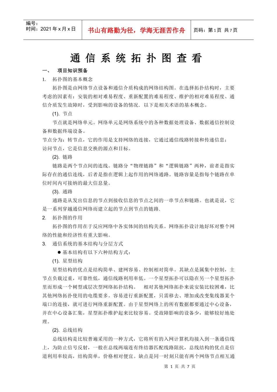 通信系统拓扑图查看_第1页