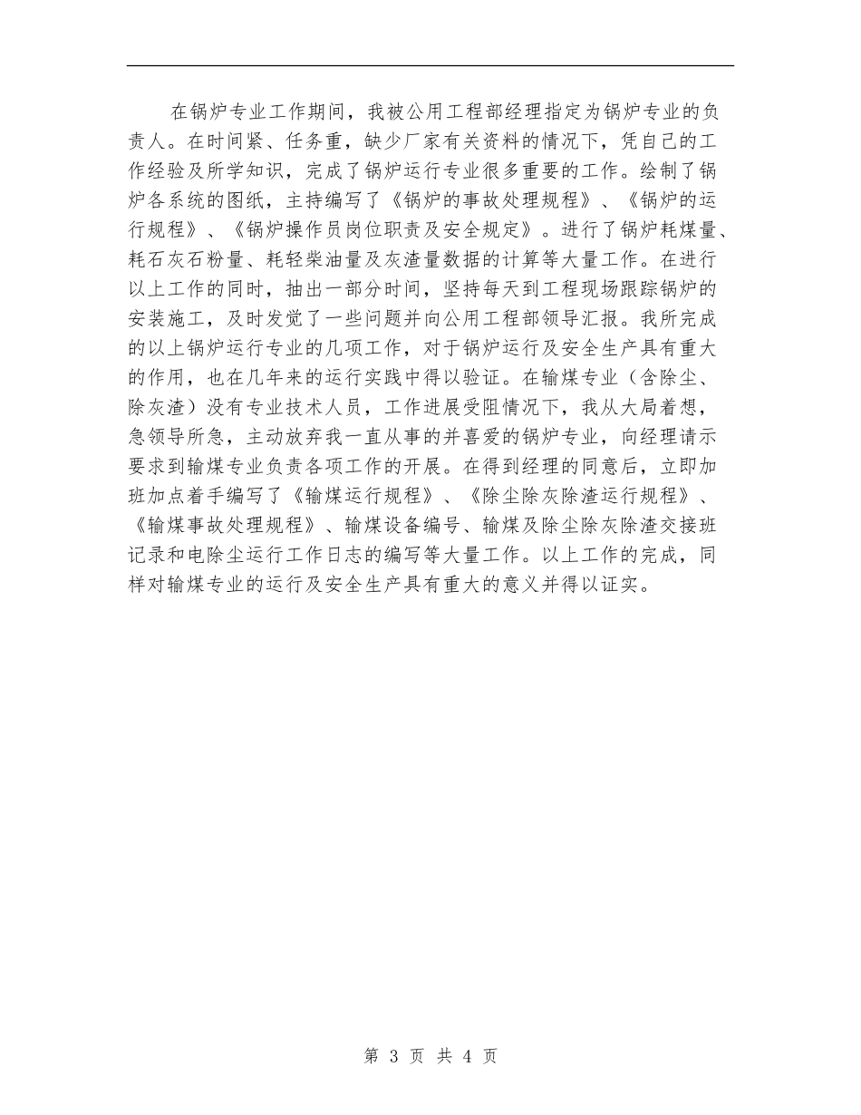 2024年电厂个人专业技术总结_第3页