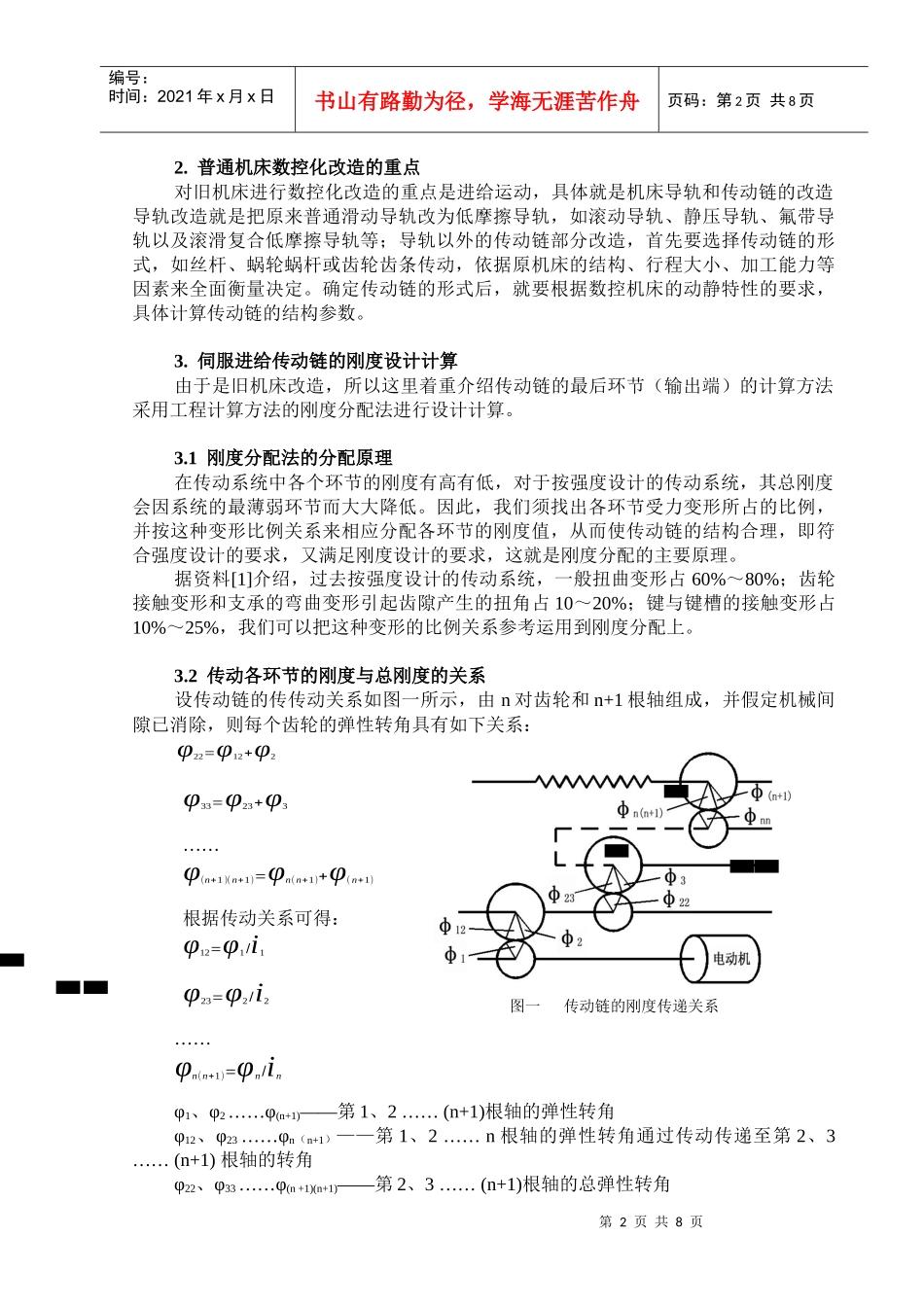 论普通机床数控化改造的刚度要求_第2页
