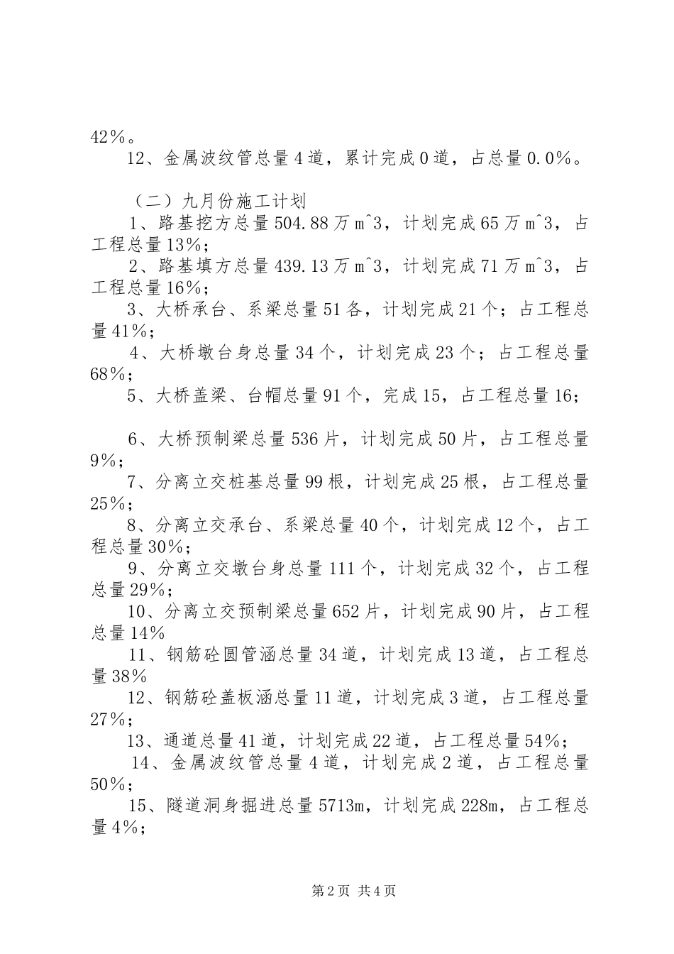 9份生产调度会汇报材料_第2页