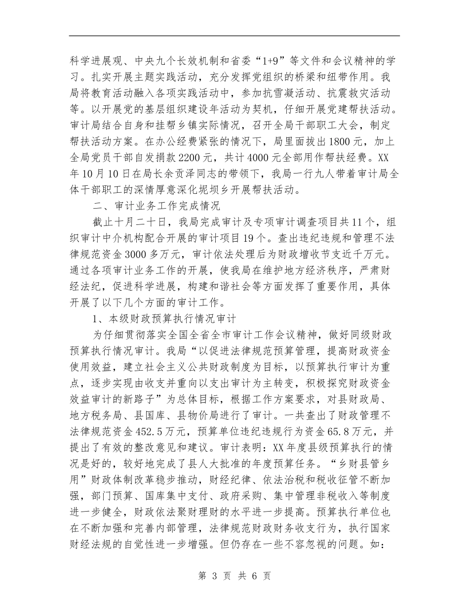 2024年县审计局工作总结_第3页