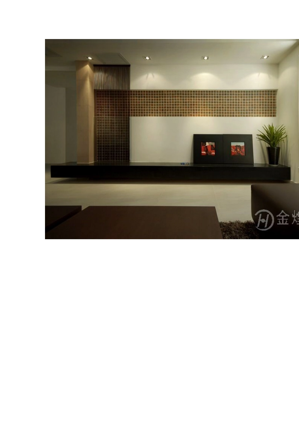 金煌装饰10年经典作品集锦-01-新世纪花苑三室两厅现代简约风格_第3页