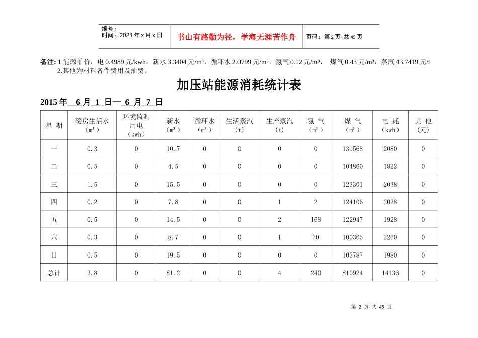 能源消耗统计表_第2页