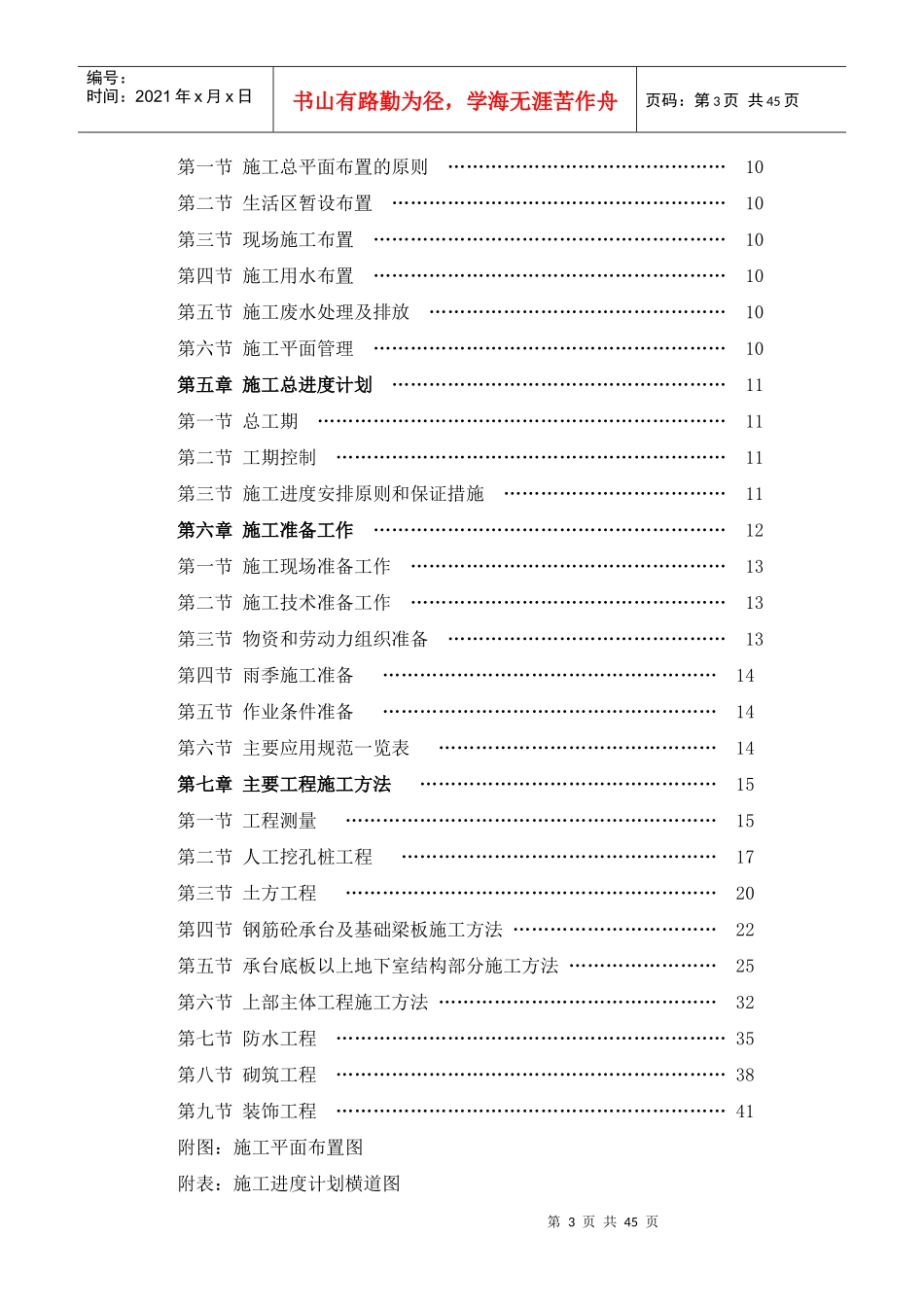 私人住宅施工组织设计_第3页