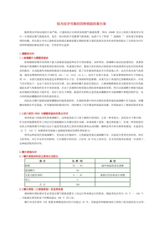 较为经济可靠的四种烟囱防腐方案