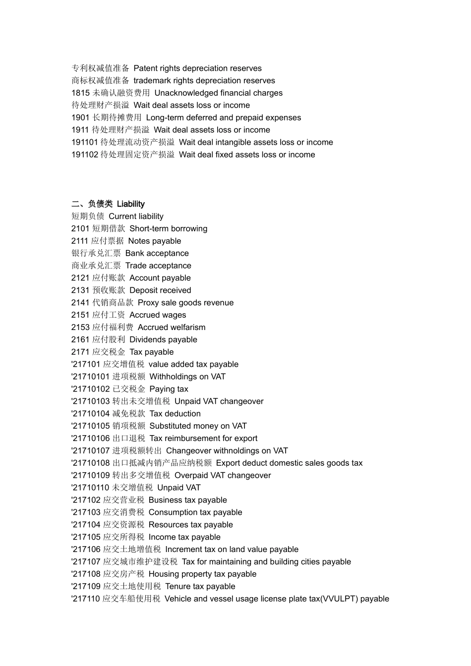 会计英语科目_第3页
