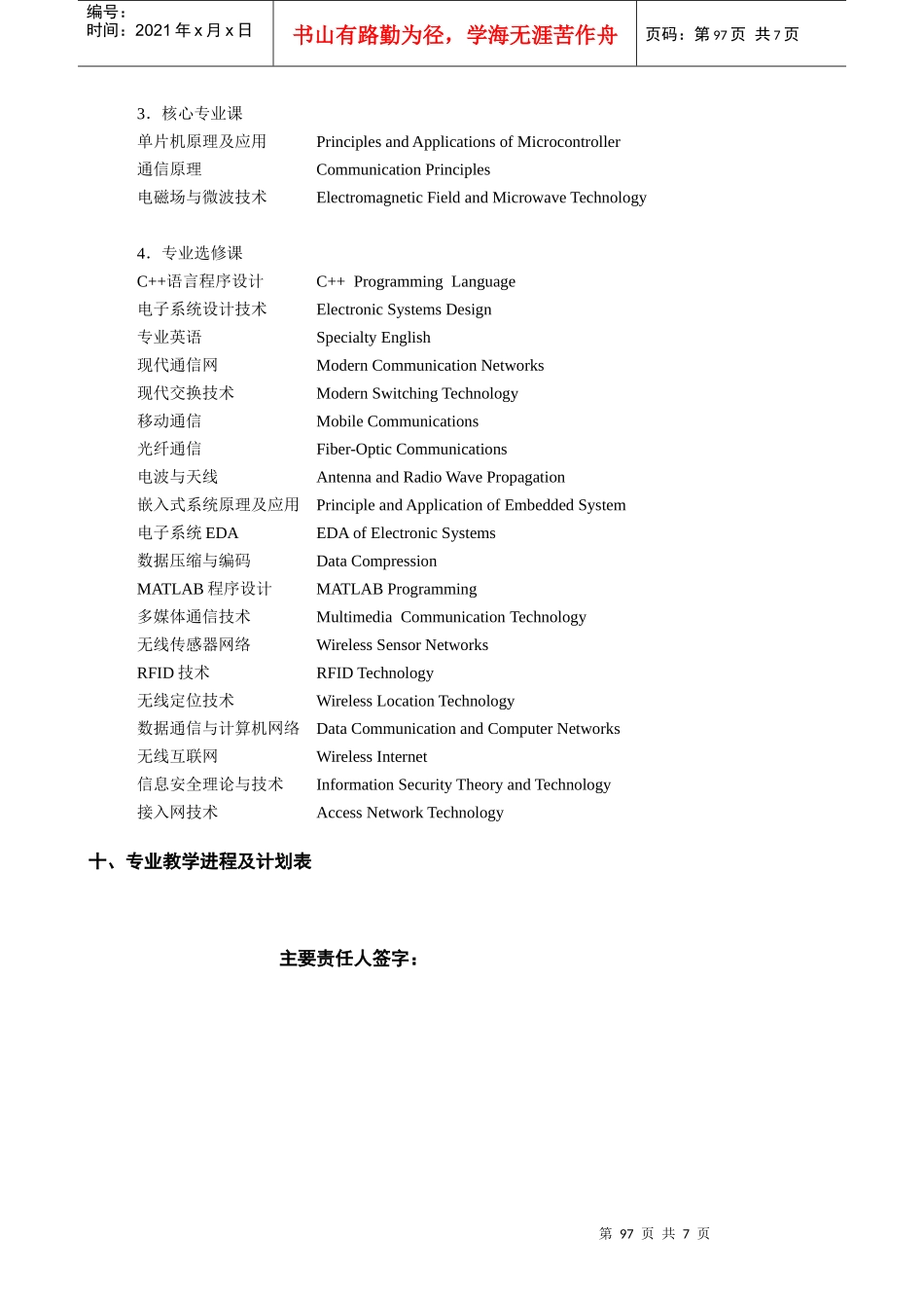 通信工程专业人才培养方案(最终方案)_第3页