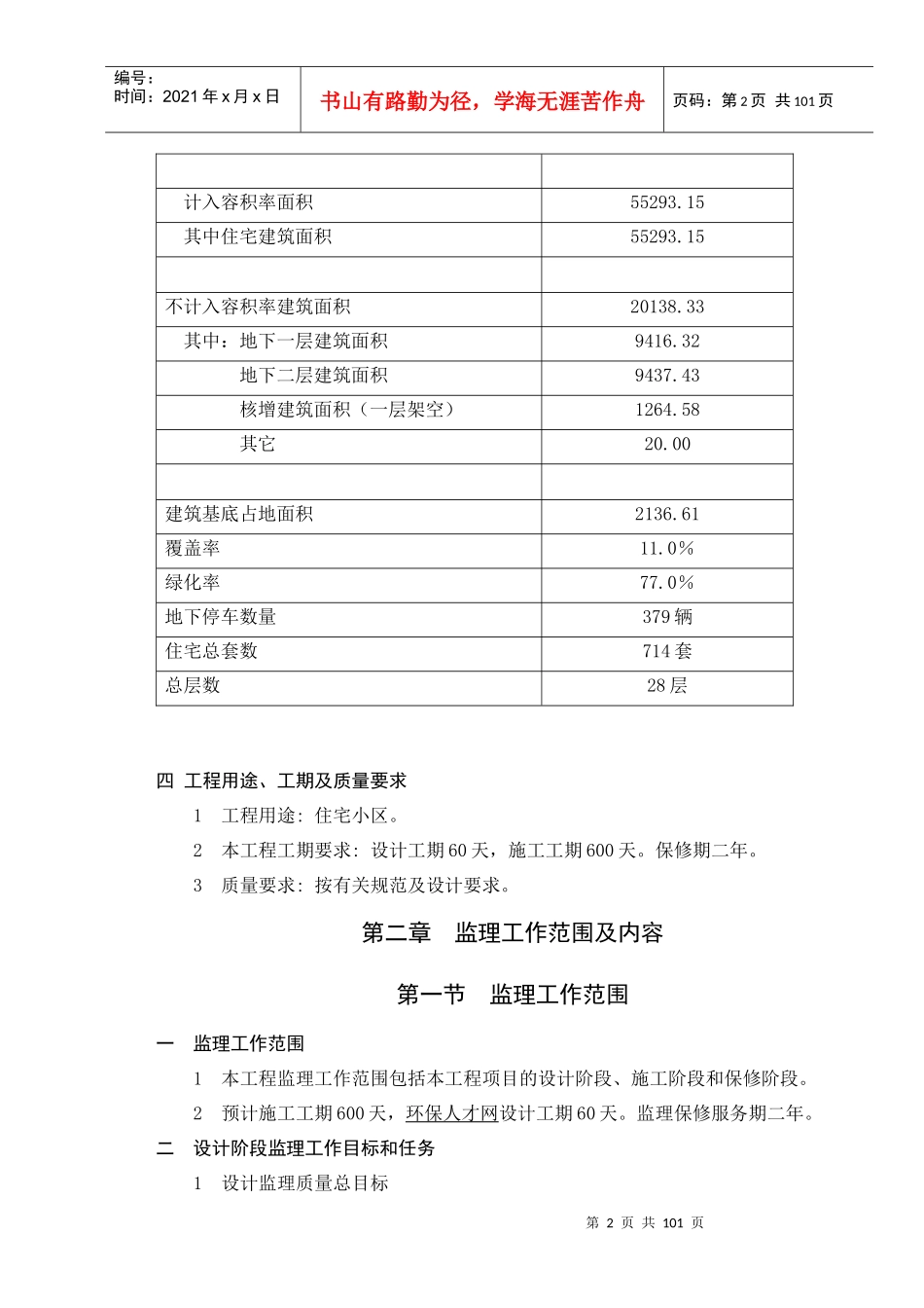 皇御工程项目监理规划_第2页