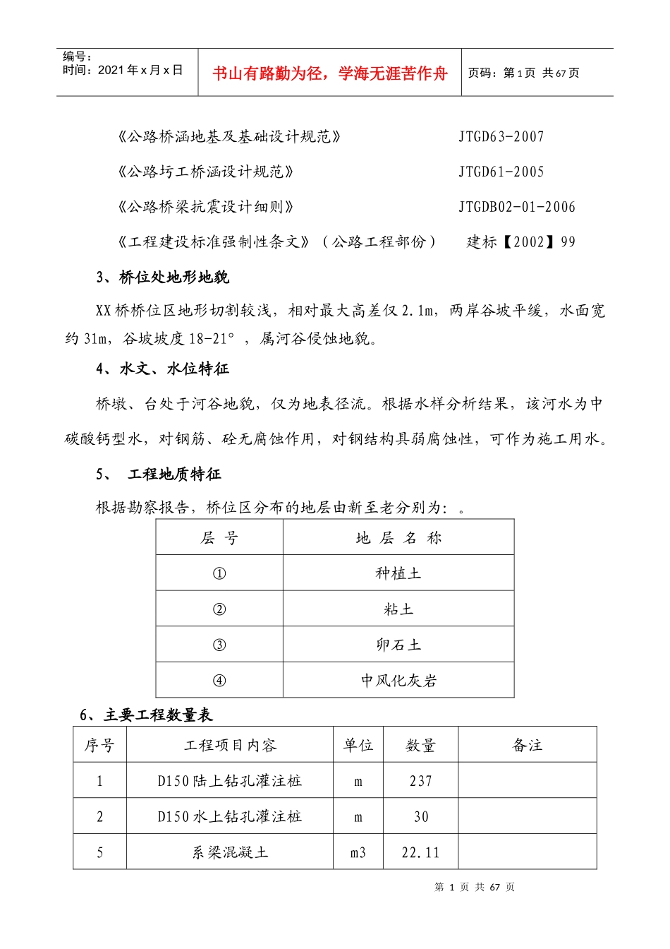 空心板简支梁桥单位工程施工组织设计_第2页